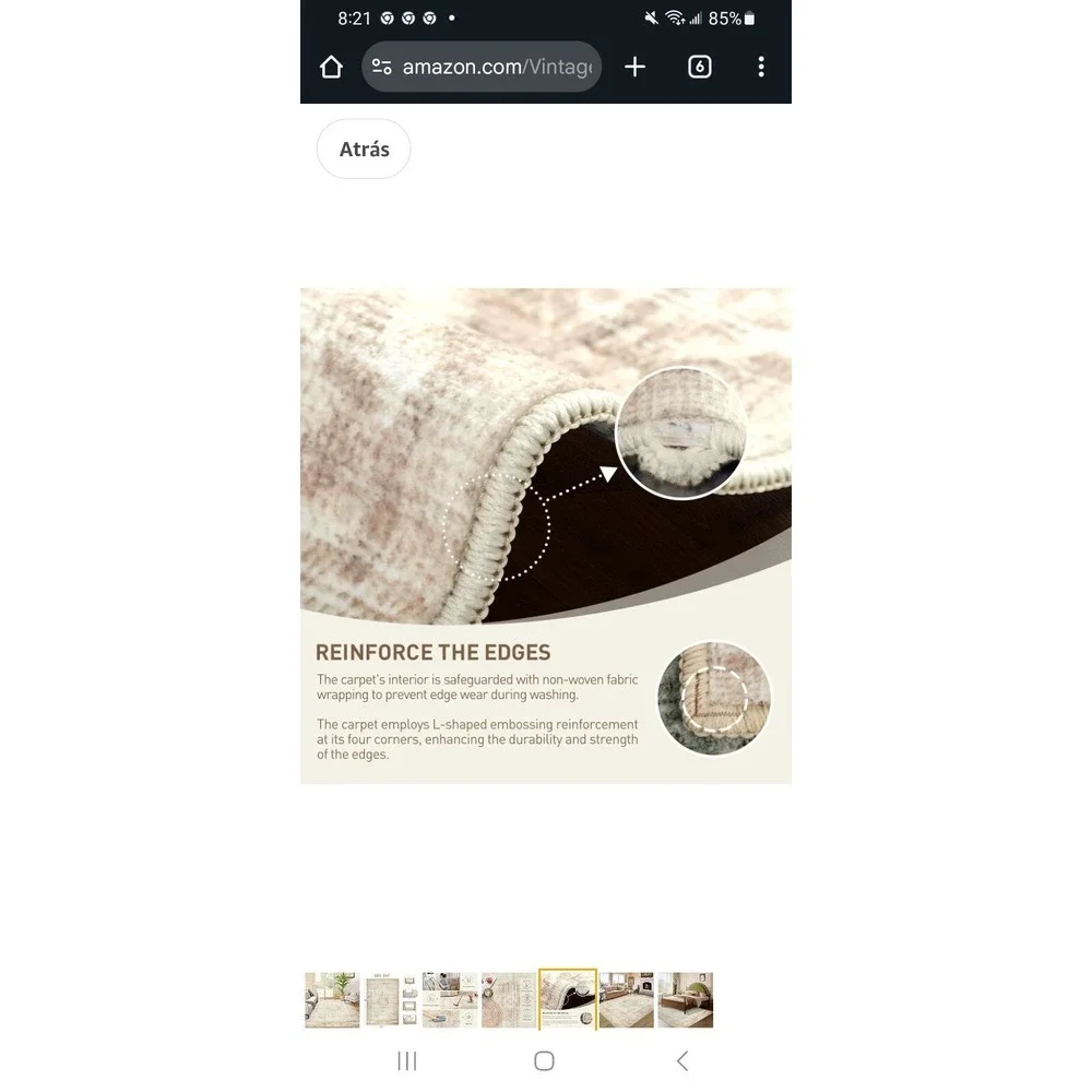 Blue Saks Fifth Avenue 5×7 boho